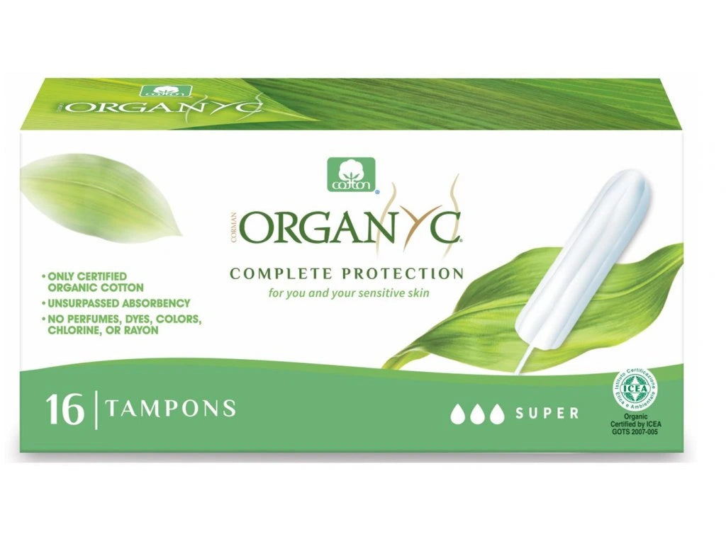 Organyc bio menstruační tampony SUPER (16 ks)