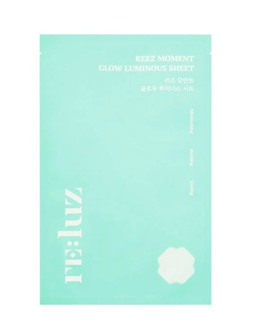 Hydrogelová maska na obličej – zklidňující & hydratační – Reluz