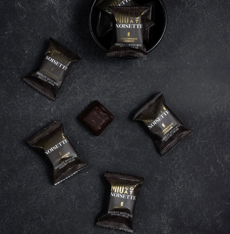 MIO Chocolate - Noisette Čokoládky s oplatkou a s lískooříškovou náplní, 100 g