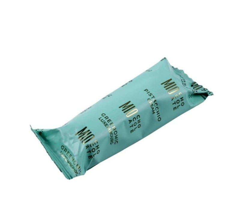 MIO Chocolate - Pistache Chocolate Roll Čokoládové oplatkové rolky s pistáciovou náplní, 120 g
