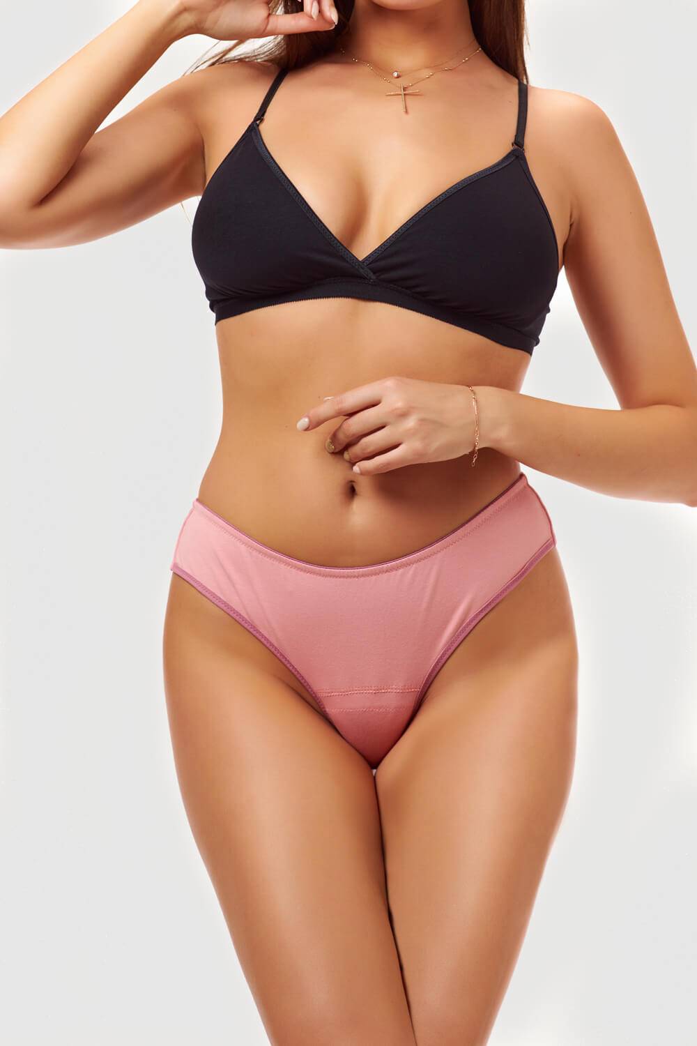 Menstruační kalhotky brazilky pro slabou menstruaci