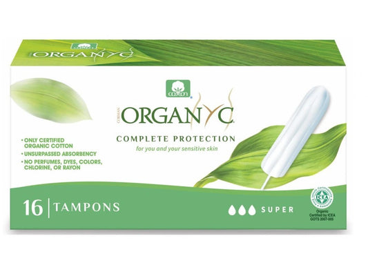 Organyc bio menstruační tampony SUPER (16 ks)