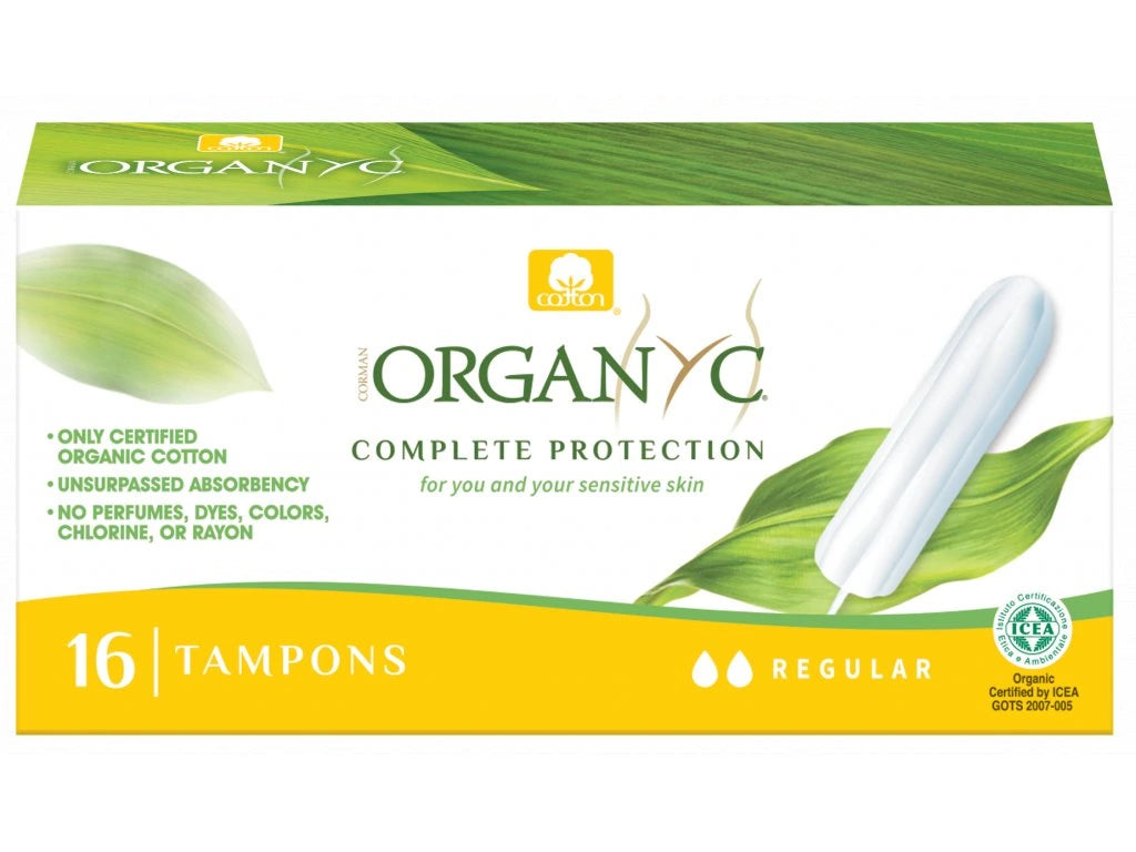 Organyc bio menstruační tampony REGULAR (16 ks)